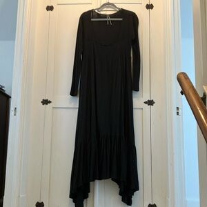 Anthrolgie Black Long Sleeve Dress EUC XL